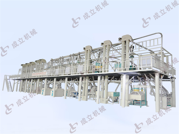 100噸面粉加工機(jī)械 面粉加工設(shè)備